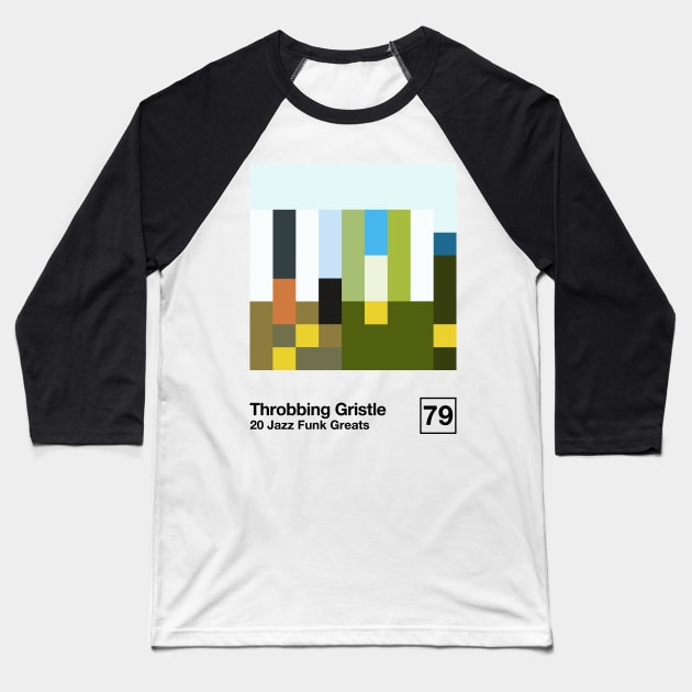 20 Jazz Funk Greats / Minimalist Graphic Artwork Design Baseball T-Shirt by saudade